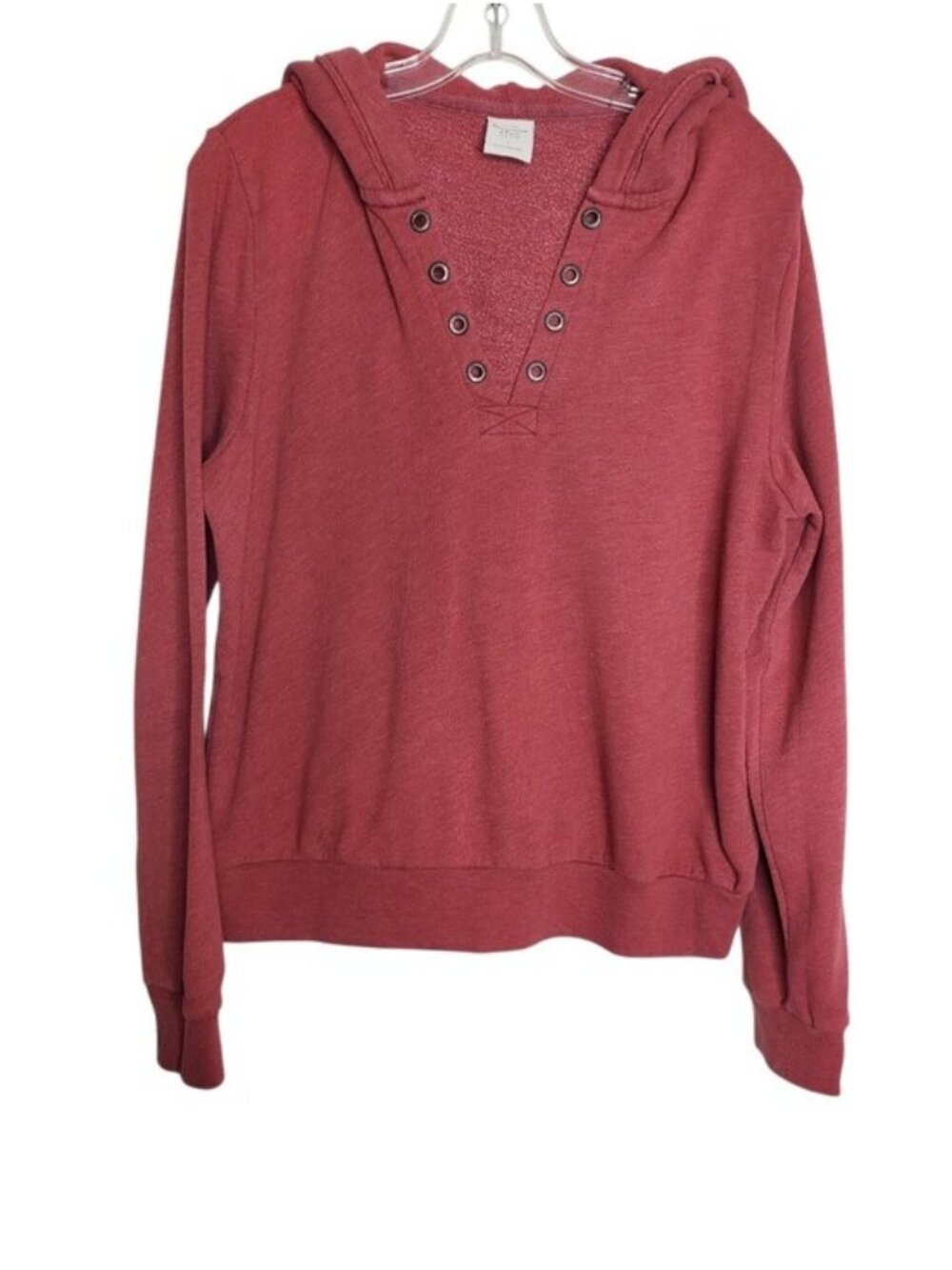 Abercrombie & Fitch Rust Red Pullover Hoodie Women's Size Large